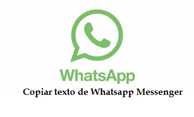 copiar texto con whatsapp